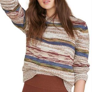 Veronica Beard Sohani Space-Dyed Sweater Metallic Knit